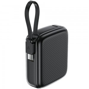 Внешний аккумулятор ACEFAST M15-10000 PD20W power bank с кабелем Черный
