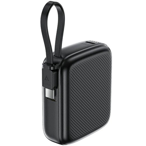 Внешний аккумулятор ACEFAST M15-10000 PD20W power bank с кабелем Черный