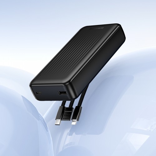 Внешний аккумулятор BOROFONE BJ79A Clever power bank с 3 кабелями (20000mAh) Черный