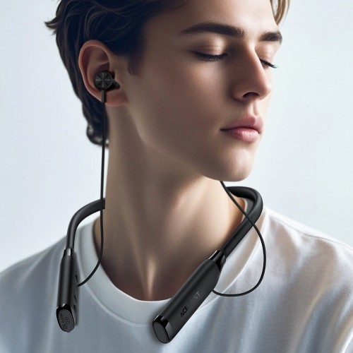 Бездротові спортивні навушники ACEFAST N7 neck hanging wireless earphones Black