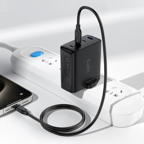 Кабель ACEFAST C16-01 TPU зарядный дата-кабель USB-C к L черный