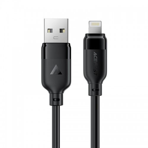 Кабель ACEFAST C16-02 TPU зарядный дата-кабель USB-A к L Черный