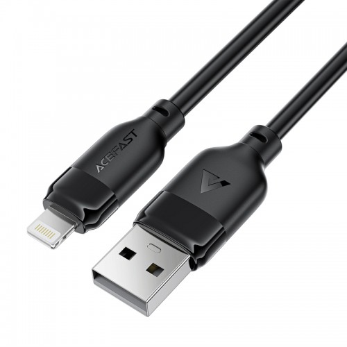 Кабель ACEFAST C16-02 TPU зарядный дата-кабель USB-A к L Черный