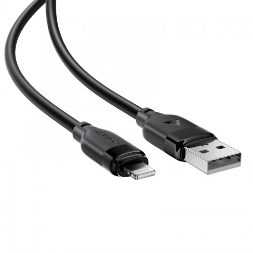 Кабель ACEFAST C16-02 TPU зарядный дата-кабель USB-A к L Черный