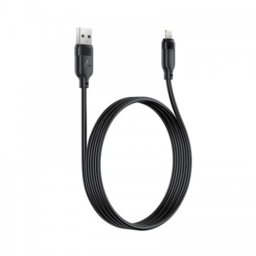 Кабель ACEFAST C16-02 TPU зарядный дата-кабель USB-A к L Черный