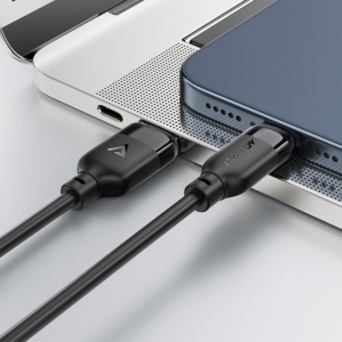 Кабель ACEFAST C16-02 TPU зарядный дата-кабель USB-A к L Черный