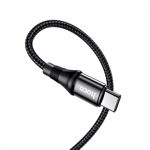 Кабель HOCO X50 Type-C to Type-C Exquisito 100W зарядный кабель для передачи данных (L=2M) Черный
