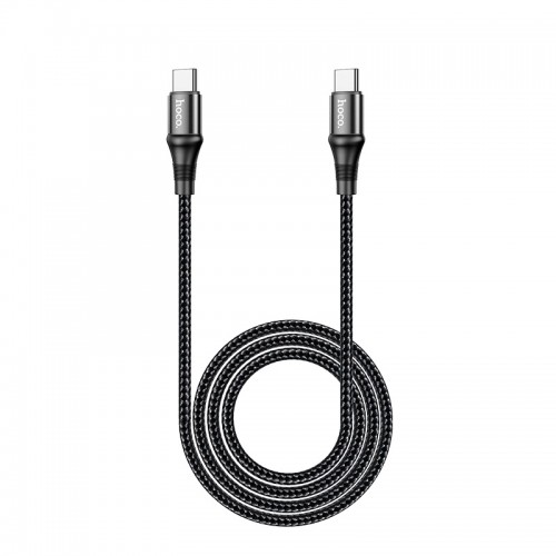 Кабель HOCO X50 Type-C to Type-C Exquisito 100W зарядный кабель для передачи данных (L=2M) Черный
