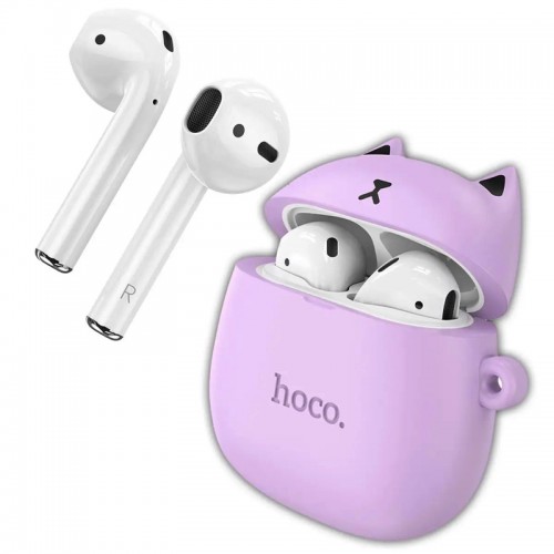 Бездротові навушники HOCO EW45 True wireless stereo headset Lilac Cat