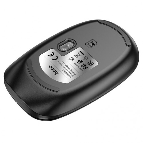 Манипулятор мышь HOCO GM15 Art dual-mode business wireless mouse Черный