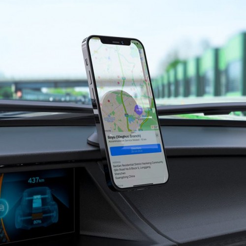 Автотримач для телефона HOCO CA79 Ligue central console magnetic car holder Black