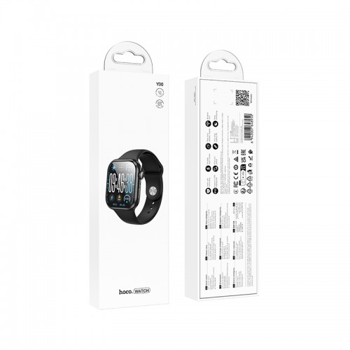 HOCO Y30 50mm. 230 mAh. IP67 Smart sports watch(call version) Black