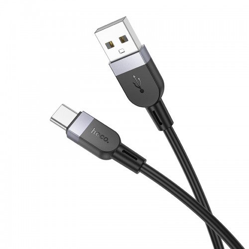 Кабель HOCO X109 Energy silicone charging data cable Type-C (L=1M) Black