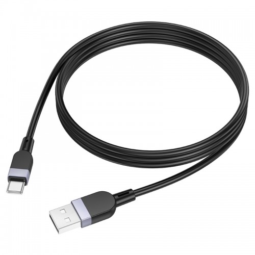 Кабель HOCO X109 Energy silicone charging data cable Type-C (L=1M) Black