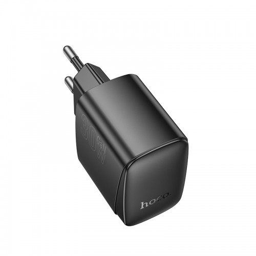 Мережевий зарядний пристрій HOCO CS61A Bright PD30W+QC3.0 charger (EU) Black