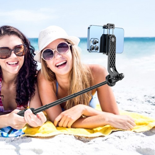 Селфі-монопод HOCO K21 Stream aluminum alloy live broadcast holder Black
