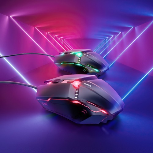 Мышь + клавиатура OCO GM18 Luminous gaming keyboard and mouse set Black