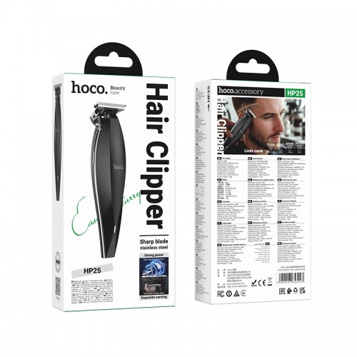 Машинка для стрижки HOCO HP25 600mAh Electric hair clipper Black