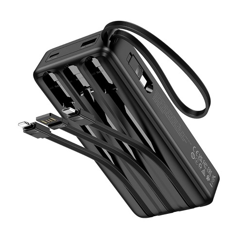 Внешний аккумулятор HOCO J146A Night tide power bank с 4 кабелями (20000mAh)