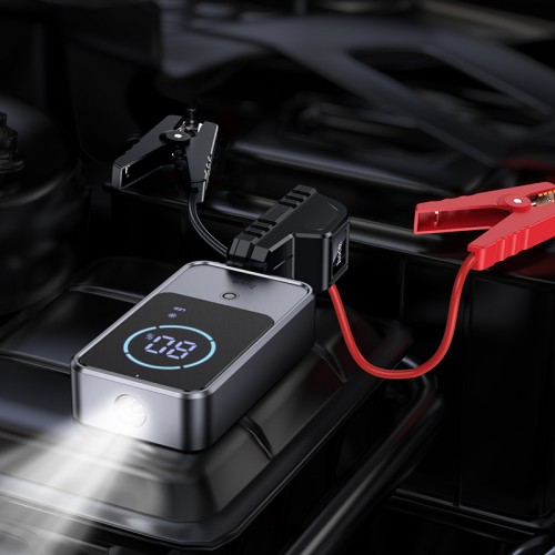 Автомобільний пуско-зарядний пристрій HOCO QS7 Source smart emergency start-up power bank(10000mAh)