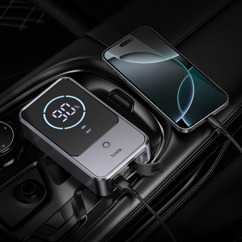 Автомобільний пуско-зарядний пристрій HOCO QS7 Source smart emergency start-up power bank(10000mAh)
