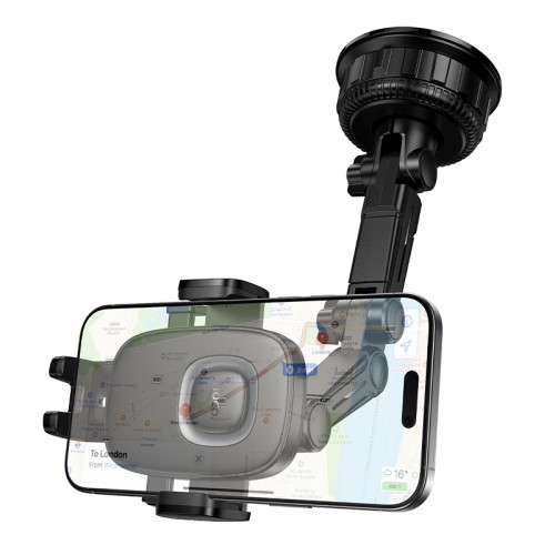 Автотримач для телефона HOCO H89 Crown large suction cup car holder(center console)