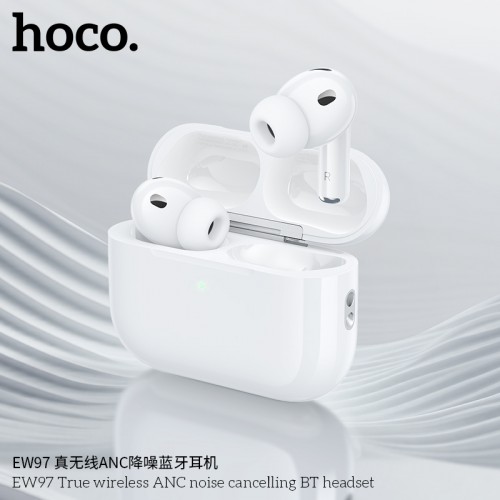 Бездротові навушники HOCO EW97 True wireless ANC noise reduction BT headset White