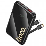 Повербанк Hoco Q37 10000mAh 22.5W з кабелями  Black