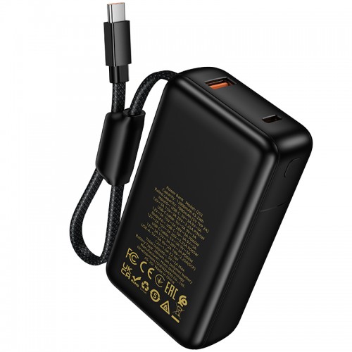 Зовнішній акумулятор HOCO Q53 Skillful PD65W power bank(12000mAh) Black