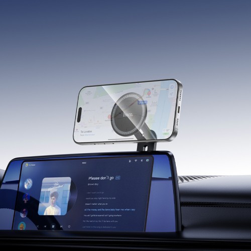 Автотримач для телефона HOCO H93 Stable magnetic case screen holder(display screen) Black