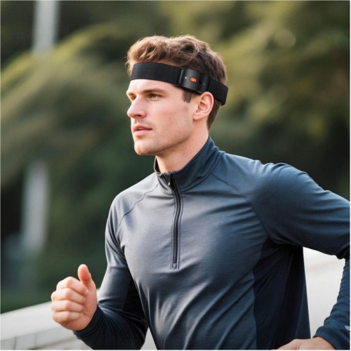 Cпортивна пов'язка на голову з Bluetooth-гарнітурою HOCO EA10 Energica Black