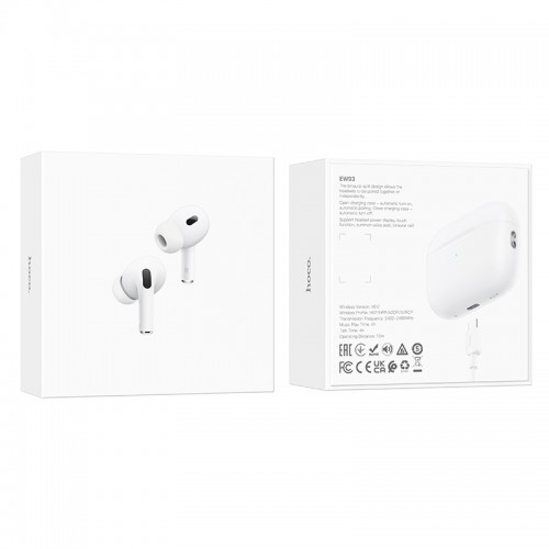 Бездротові навушники HOCO EW93 True wireless stereo headset White