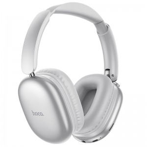 Беспроводные накладные наушники HOCO W73 Graceful BT headphones(App) Silver