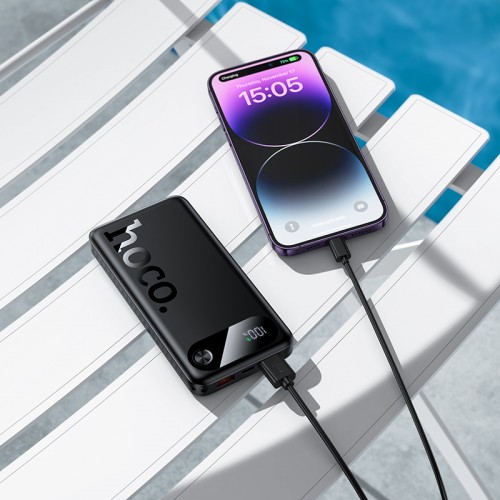 Внешний аккумулятор HOCO J154 Victorious 22.5W+PD20W полностью совместимый power bank (10000mAh) Черный