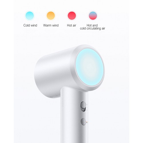 Фен Xiaomi Mijia High Speed Hair Dryer H501 SE White + (перехідник на EU розетку)