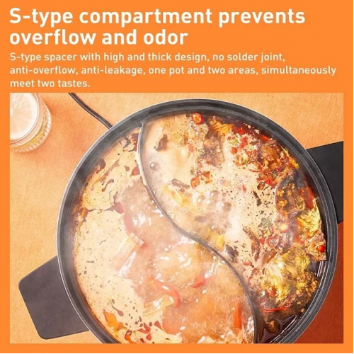 Двосекційна каструля Xiaomi ZHIWUZHU Mandarin duck pot (Mijia induction cooker special)