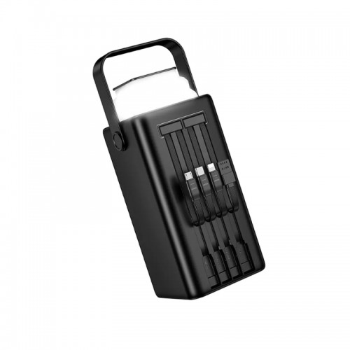 Внешний аккумулятор BOROFONE BJ65B High 22.5W+PD20W+четыре-кабеля power bank(80000mAh) Черный