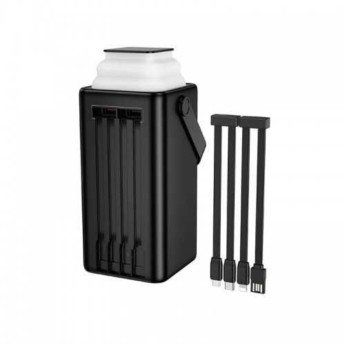 Внешний аккумулятор BOROFONE BJ65B High 22.5W+PD20W+четыре-кабеля power bank(80000mAh) Черный