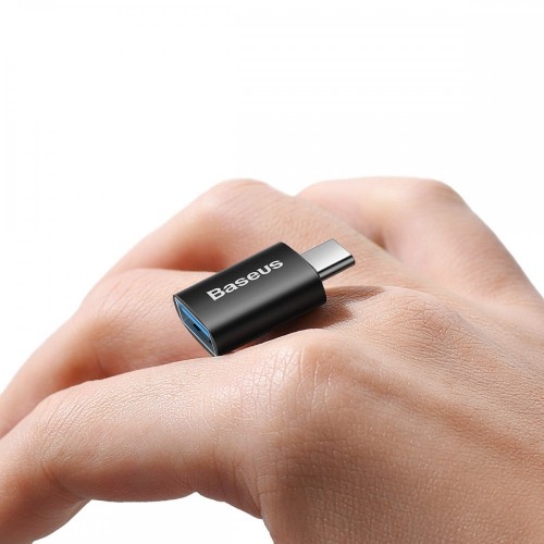 Адаптер Baseus Ingenuity Series Mini OTG Adaptor Type-C to USB-A 3.1 Чёрный