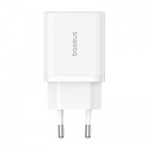 Мережевий зарядний пристрій Baseus Cube Fast Charger C+U 30W EU Moon White