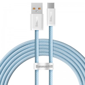 Кабель Baseus Dynamic Series Быстрая зарядка и передача данных USB на Type-C 100W 1м Синий