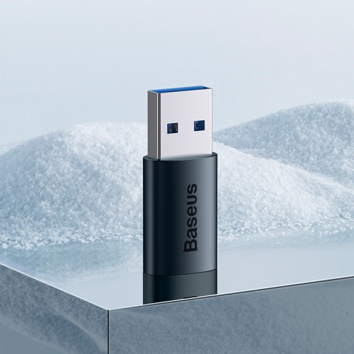 Адаптер Baseus Ingenuity Series Mini OTG Adaptor USB 3.1 to Type-C Blue