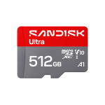 Карта пам'яті microSDXC (UHS-1) SanDisk Ultra 512Gb class 10 A1 (195Mb/s) (adapter SD)