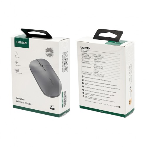 Манипулятор мышь UGREEN Portable Wireless Mouse (Серый)
