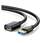 Подовжувач UGREEN US129 USB 3.0 Extension Male Cable 2m (Black) (UGR-10373)