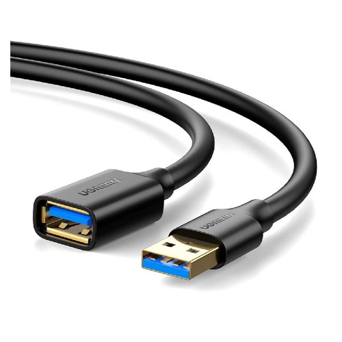 Подовжувач UGREEN US129 USB 3.0 Extension Male Cable 2m (Чёрный) (UGR-10373)