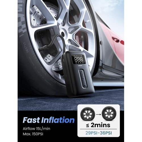 Автомобільний насос UGREEN CD259 Portable Tire Inflator