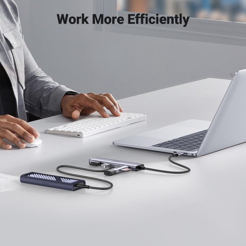 USB-хаб UGREEN 4-портовый USB-C хаб