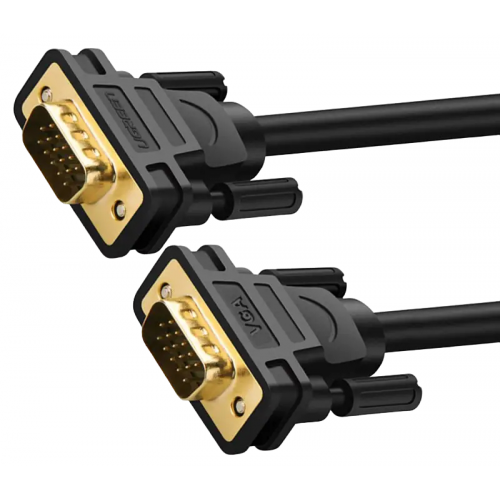 Кабель UGREEN VG101 VGA Male to Male Cable 1m (черный)(UGR-11673)