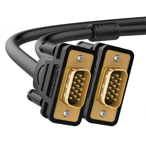 Кабель UGREEN VG101 VGA Male to Male Cable 1m (черный)(UGR-11673)